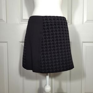 New Black Houndstooth Mini Skirt by RACHEL Rachel Roy Size 8